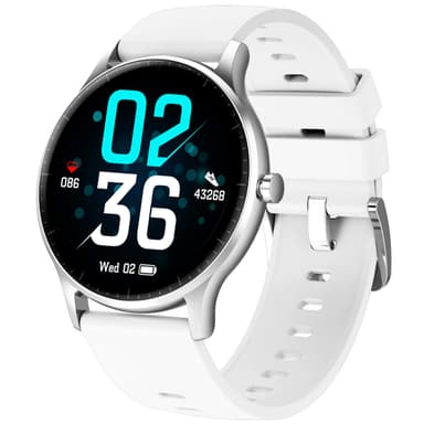 Smartwatch HR IP67 Vit 1,28"" display