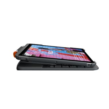 Logitech Slim Folio, QWERTY, Englanti (UK), 1,7 cm, 1,5 mm, Apple, iPad (7th Gen)