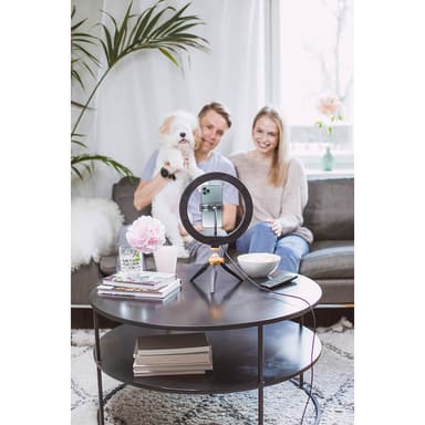 LED-Belysning Ring Light Selfie 10""