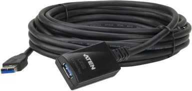 ATEN UE350, akt. USB 3.0 jatkokaapeli, ur - na, 5m, musta