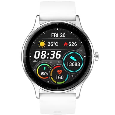 Smartwatch HR IP67 Vit 1,28"" display