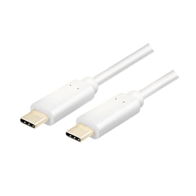 USB-C - USB-C-kaapeli USB 3.2 Gen2x1 60W 1m Vit