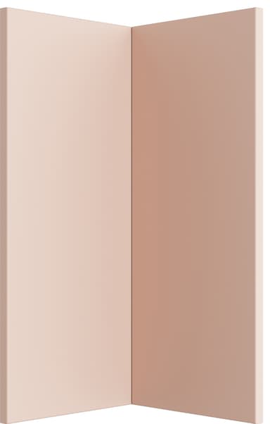 Epoq Trend Blush pohjakulman kaapinovi keittiöön