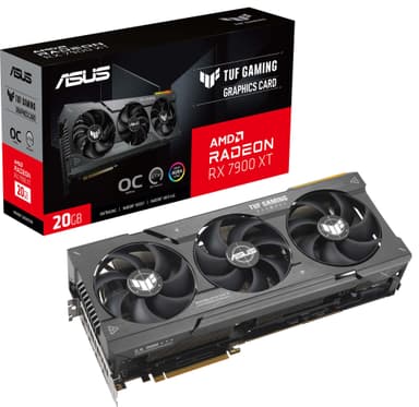 ASUS TUF Gaming Radeon RX 7900 XT 20GB OC näytönohjain