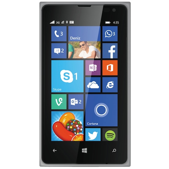 Puro Sense Booklet Microsoft Lumia 435 suoja (musta)