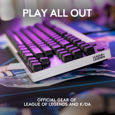 Logitech G Pro LoL K/DA pelinäppäimistö (pohjoismainen)