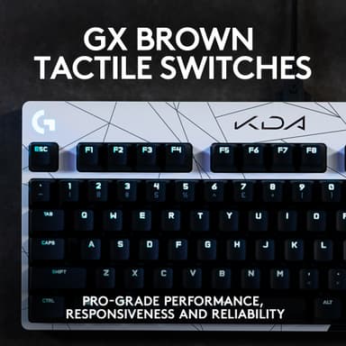 Logitech G Pro LoL K/DA pelinäppäimistö (pohjoismainen)