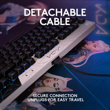 Logitech G Pro LoL K/DA pelinäppäimistö (pohjoismainen)