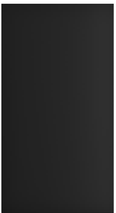 Epoq Pure Matt kaapinovi keittiöön 50x92 (musta)