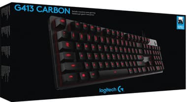 Logitech G413 pelinäppäimistö (hiilenmusta)