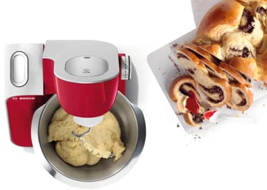 Bosch MUM5 CreationLine yleiskone (punainen /hopea)