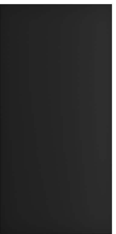 Epoq Pure Matt kaapinovi keittiöön 45x92 (musta)