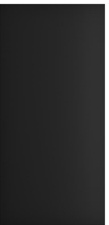 Epoq Pure Matt kaapinovi keittiöön 60x125 (musta)