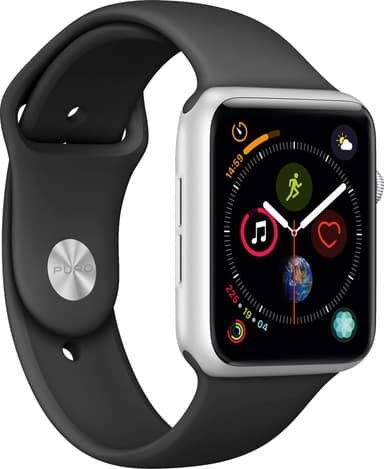 Puro Icon Apple Watch 38-41mm ranneke (musta)