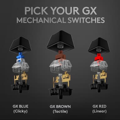 Logitech G512 pelinäppäimistö (GX Red kytkimet)