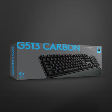 Logitech G513 pelinäppäimistö  (Romer-G Linear kytkimet)