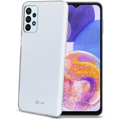 Celly Gelskin TPU Cover Galaxy A23 läpinäkyvä