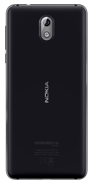 Nokia 3.1 (2018) älypuhelin (musta)