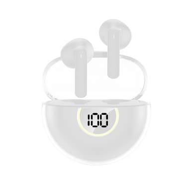 Langattomat kuulokkeet Bluetooth 5.3 RGB Valkoinen