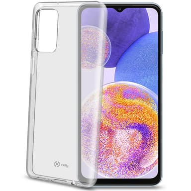 Celly Gelskin TPU Cover Galaxy A23 läpinäkyvä