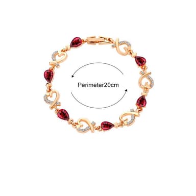Bling Heart Rannekoru Punainen