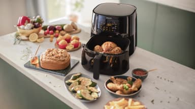 Philips Airfryer 3000 Series 6.2L leivontavuoalla HD9270/93