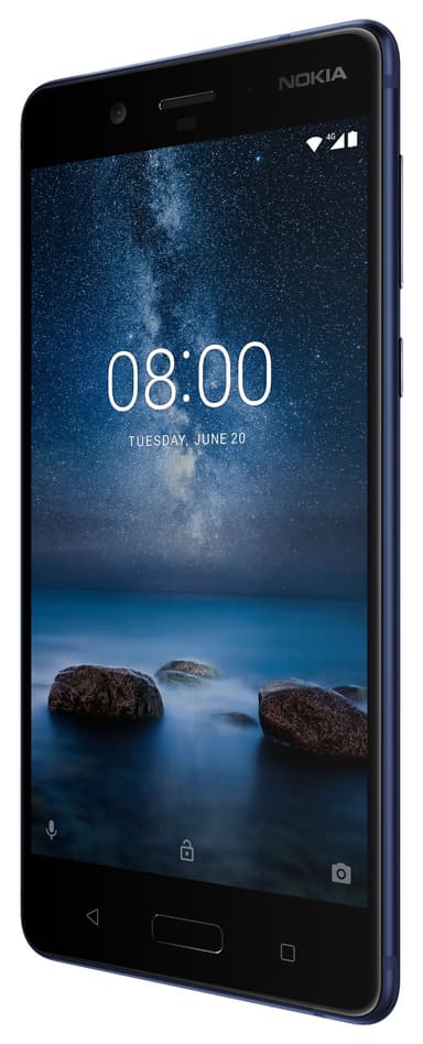 Nokia 8 älypuhelin (matta sininen)