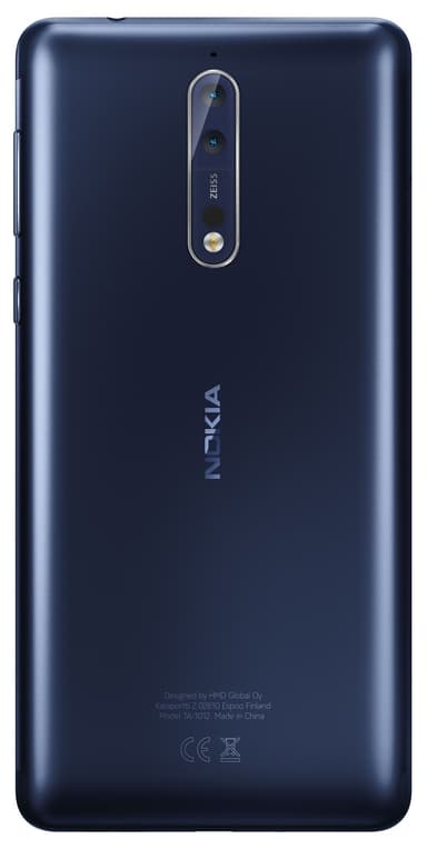 Nokia 8 älypuhelin (matta sininen)