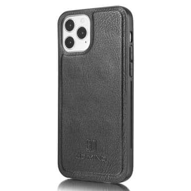 DG.MING iPhone 13 Mini tyylikäs lompakkokotelo - musta