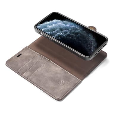 DG.MING iPhone 13 Mini Tyylikäs Lompakkokotelo - Kahvi