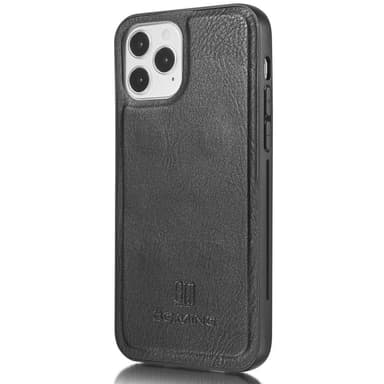 DG.MING iPhone 13 Pro tyylikäs lompakkokotelo - musta
