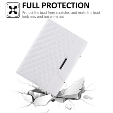 iPad 10.2 (2021)/(2020)/(2019) Kirjontaristikot -tabletin kansi