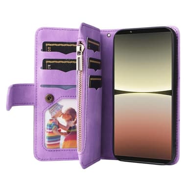 KT monitoiminen sarja-5 Sony Xperia 5 IV -puhelinkotelolle - violetti