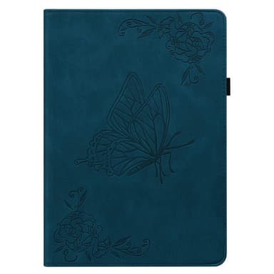 iPad 10.9 (2022) -tablettikotelon kansi Buterfly Imprinting - Sininen