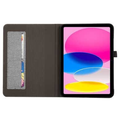 iPad 10.9 (2022) -tablettikotelon kankaan rakenne - harmaa
