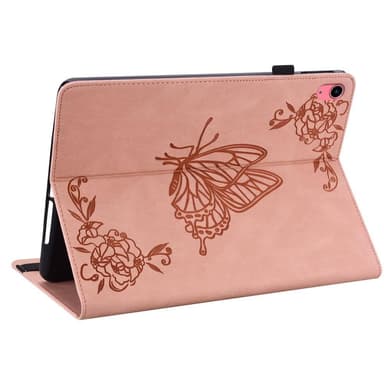 iPad 10.9 (2022) -tablettikotelon kansi Buterfly Imprinting - Vaaleanpunainen