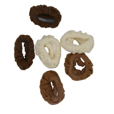Hair Scrunchies 6-pack Monivärinen