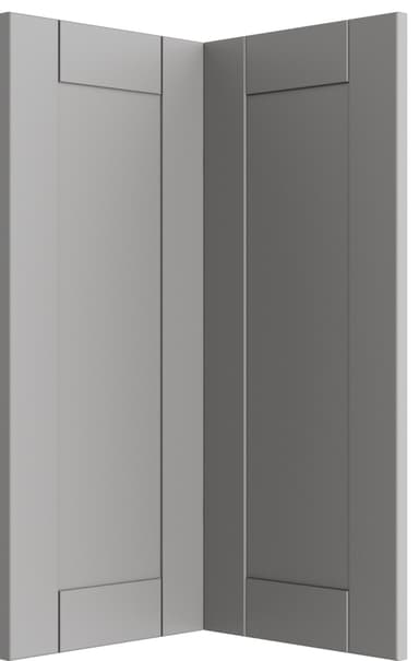 Epoq Shaker Steel Grey kulmaovi keittiöön
