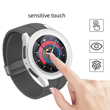 Täysi suojakotelo kellolle Läpinäkyvä Samsung Galaxy watch5 pro (45 mm)