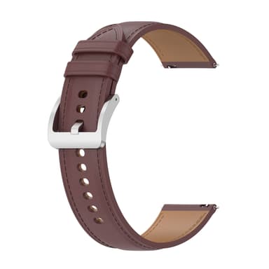 Nahkainen kelloranneke Tumman ruskea 22 mm Xiaomi Watch S2