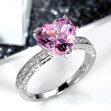 Ring med hjärta Hopea 17.4 mm