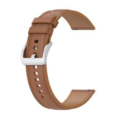 Klockband i läder Vaalean ruskea 22 mm Xiaomi Watch S2