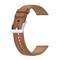 Klockband i läder Vaalean ruskea 22 mm Xiaomi Watch S2