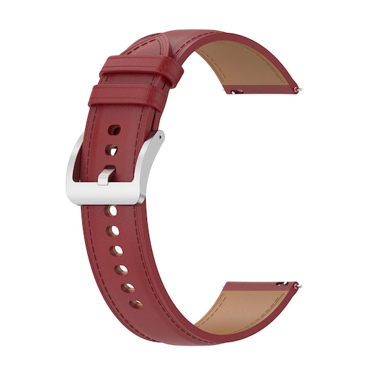Nahkainen kelloranneke Punainen 20 mm Samsung Galaxy Watch 5