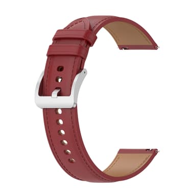 Nahkainen kelloranneke Punainen 20 mm Samsung Galaxy Watch 5