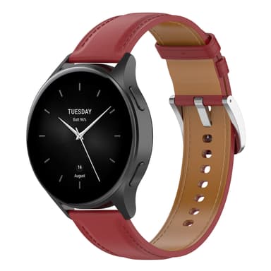 Nahkainen kelloranneke Punainen 20 mm Samsung Galaxy Watch 5