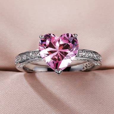 Ring med hjärta Hopea 17.4 mm