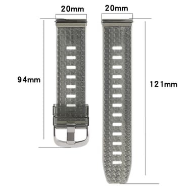 Kellon rannekoru Valkoinen 20 mm Samsung Galaxy Watch 5