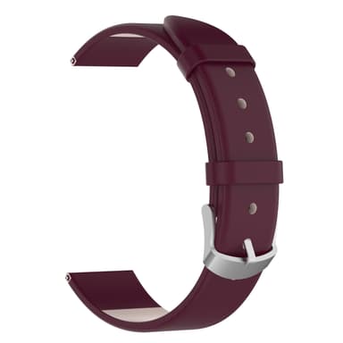 Klockarmband äkta läder fuksia Keep B4