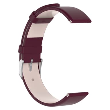 Klockarmband äkta läder fuksia Keep B4